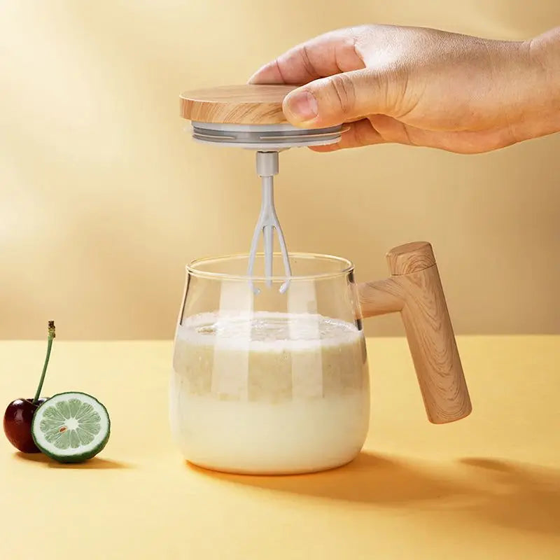 Fully Automatic Coffee Stirring Cup 400Ml Electric Mixer Mug for Coffee Tea Milk Cocoa Self Stirring Coffee Mug Glass